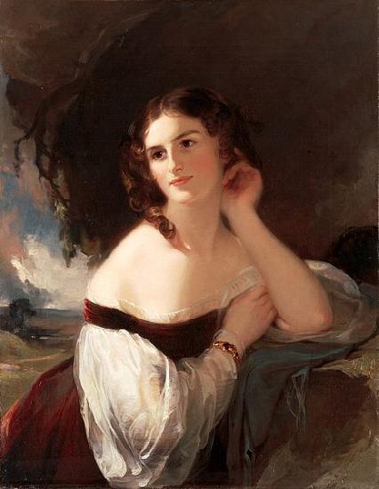 Thomas Sully Fanny Kemble oil painting image